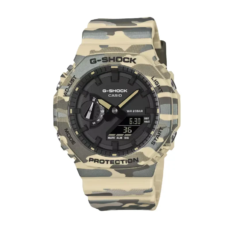 Casio G-Shock Black Dial Ana-Digital Men's Watch- GA-2100CM-5A